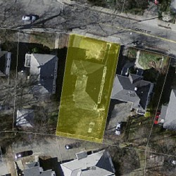156 Cabot St, Newton MA 02458-2536 aerial view