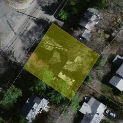 119 Brookline St, Newton MA 02467 aerial view