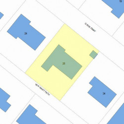 28 Van Wart Path, Newton MA 02459-3722 plot plan