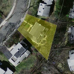 24 Beverly Rd, Newton MA  02461-1113 aerial view