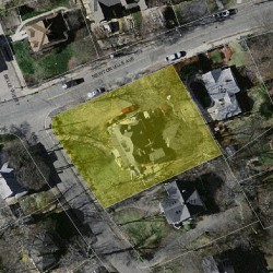 217 Bellevue St, Newton MA  02458-1812 aerial view