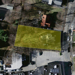 41 Chesley Rd, Newton MA  02459-1903 aerial view