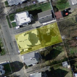 42 Dalby St, Newton MA  02458-1031 aerial view