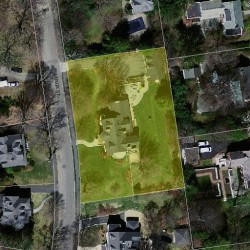 82 Lenox St, Newton MA 02465-3014 aerial view