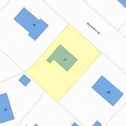 64 Bontempo Rd, Newton MA  02459-3641 plot plan