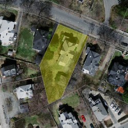 30 Woodbine St, Newton MA 02466-1809 aerial view