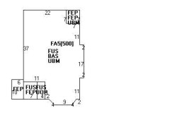 268 Melrose St, Newton MA 02466-1904 floor plan