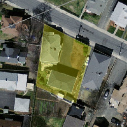 11 Adams Ave, Newton MA 02465-1001 aerial view