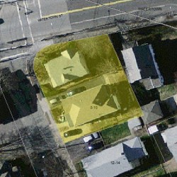 10 Capital St, Newton MA  02458-1302 aerial view