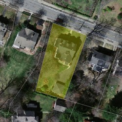 276 Mill St, Newton MA 02460-2436 aerial view