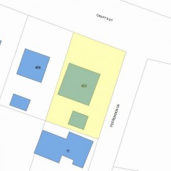 450 Crafts St, Newton MA 02465-1703 plot plan