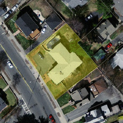 170 Waltham St, Newton MA 02465-1333 aerial view