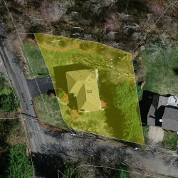320 Dudley Rd, Newton MA 02459-2828 aerial view