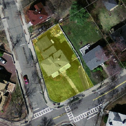 215 Auburndale Ave, Newton MA 02466-1602 aerial view