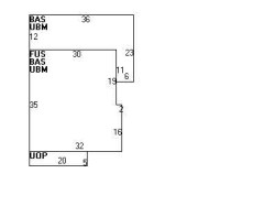 85 Faxon St, Newton MA  02458-1034 floor plan