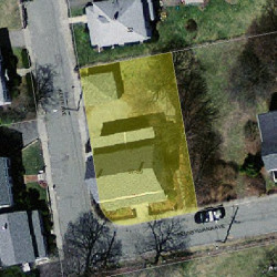 97 Pennsylvania Ave, Newton MA 02464-1344 aerial view