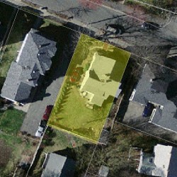 68 Boyd St, Newton MA 02458-1502 aerial view