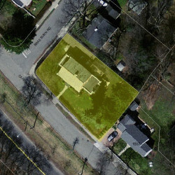 1817 Commonwealth Ave, Newton MA  02466-2726 aerial view