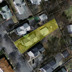 42 Eddy St, Newton MA 02465-2134 aerial view