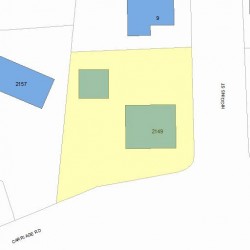 2149 Commonwealth Ave, Newton MA 02466-1913 plot plan