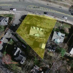 96 Beacon St, Newton MA  02459 aerial view