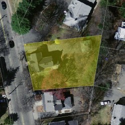 962 Walnut St, Newton MA 02461-1135 aerial view