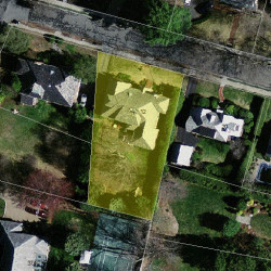 12 Kenilworth St, Newton MA  02458-2706 aerial view