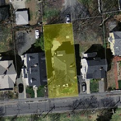 25 Washington Park, Newton MA 02460-1915 aerial view