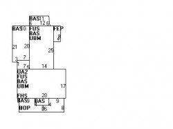 209 Derby St, Newton MA 02465-1005 floor plan