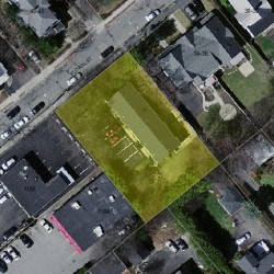 46 Floral St, Newton MA  02461-1245 aerial view