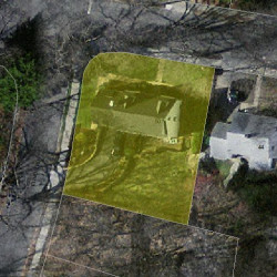 50 Kendall Rd, Newton MA  02459-2623 aerial view