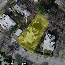 16 Prescott St, Newton MA 02460-1614 aerial view