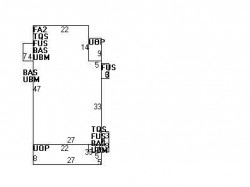 47 Terrace Ave, Newton MA 02461-1426 floor plan