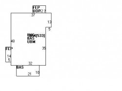 436 Lowell Ave, Newton MA 02460-2152 floor plan