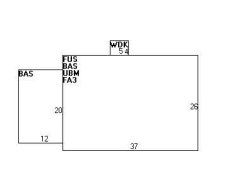 173 Berkeley St, Newton MA  02465-2637 floor plan