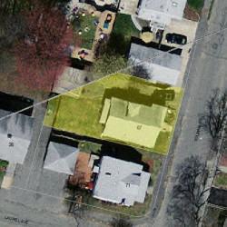 67 Tolman St, Newton MA 02465-1019 aerial view