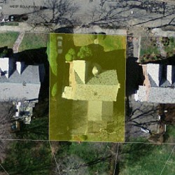 86 Stuart Rd, Newton MA  02459-1261 aerial view