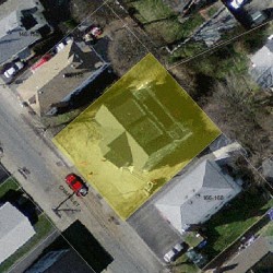 162 Chapel St, Newton MA  02458-1308 aerial view