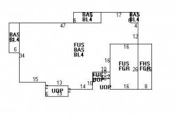 396 Chestnut St, Newton MA 02465-2952 floor plan