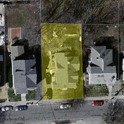 89 Madison Ave, Newton MA 02460-1904 aerial view