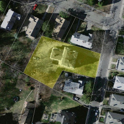 115 Jewett St, Newton MA  02458-1543 aerial view
