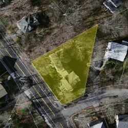 246 Langley Rd, Newton MA  02459-2325 aerial view