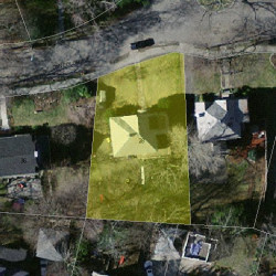 28 Concolor Ave, Newton MA  02458-2524 aerial view