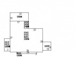 150 Ridge Ave, Newton MA  02459-2536 floor plan
