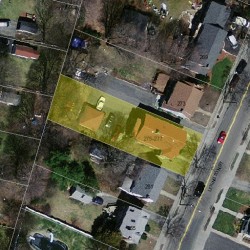 275 Lexington St, Newton MA 02466-1211 aerial view