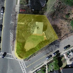 728 Walnut St, Newton MA 02459-1418 aerial view