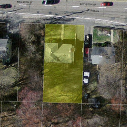 640 Boylston St, Newton MA 02459-2654 aerial view