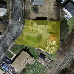 38 Wetherell St, Newton MA  02464-1417 aerial view