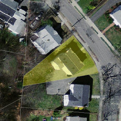 34 Miller Rd, Newton MA 02459-2436 aerial view