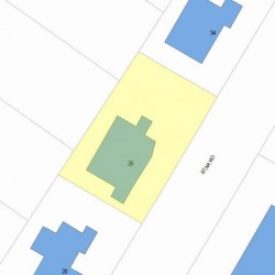 26 Star Rd, Newton MA 02465-1040 plot plan